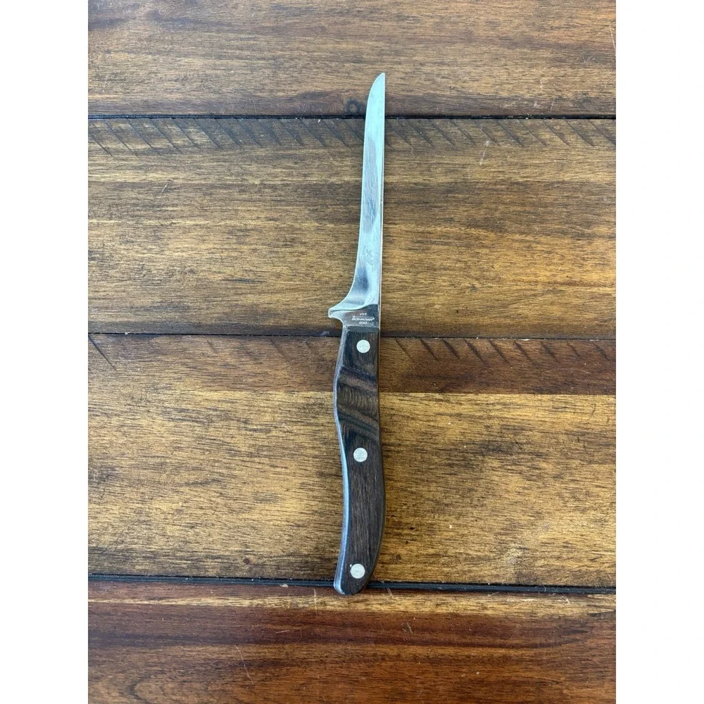 Vintage Ekco EHP Arrowhead‎ Collection Filet Knife Wood Handle Made In The USA